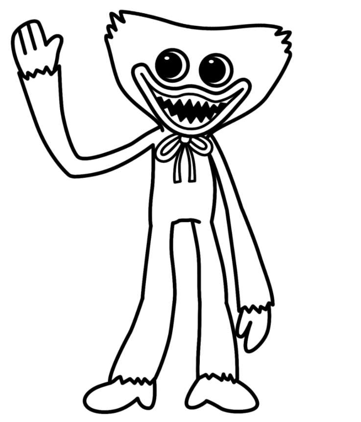 Huggy Wuggy Coloring Pages | Print For Free