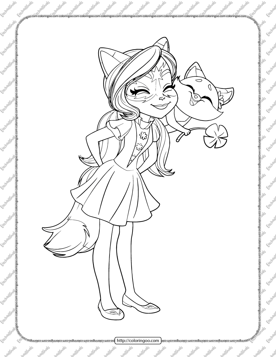 Printable Felicity Fox and Flick Coloring Page in 2021 | Cute coloring pages,  Poppy coloring page, Coloring books