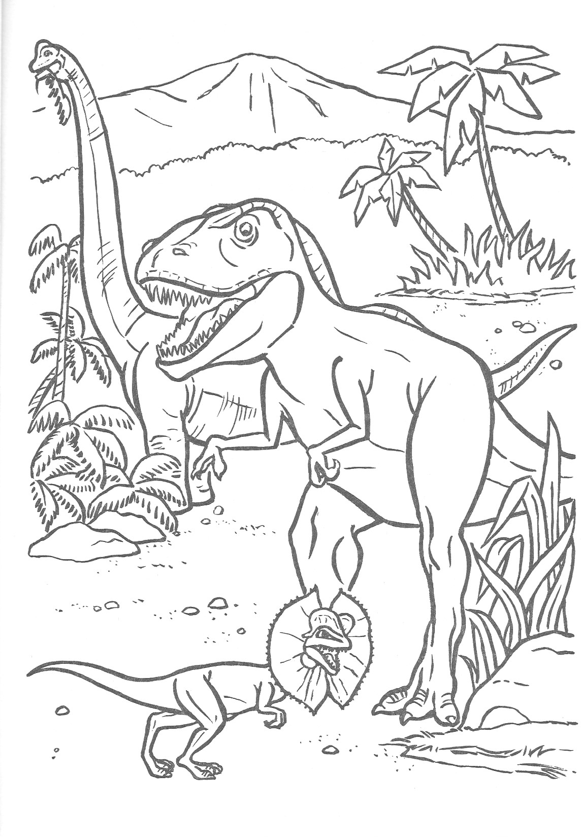 Jurassic Park official coloring page - Jurassic Park Photo (43330786) -  Fanpop