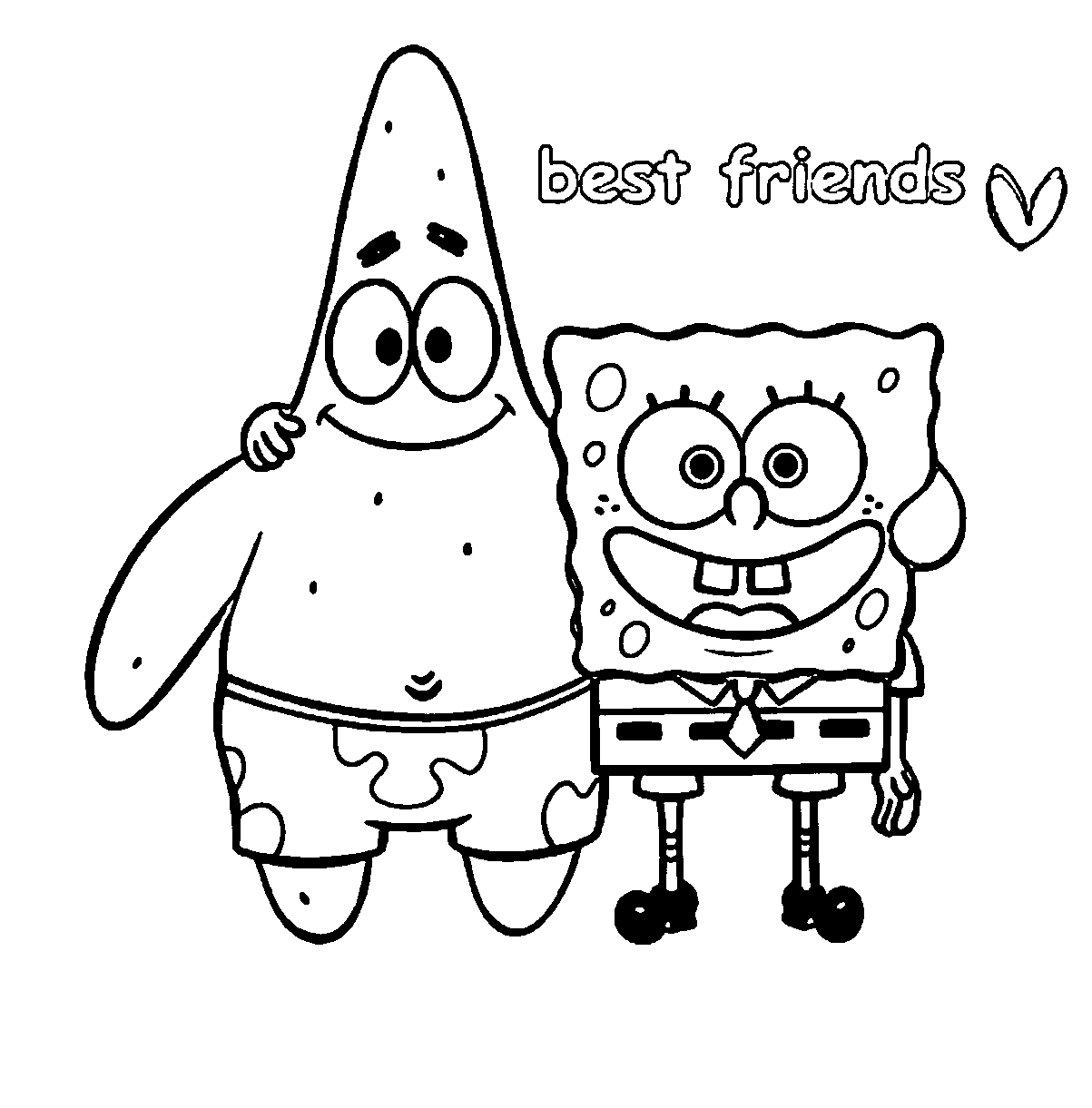Best Friends Coloring Pages   Coloring Home