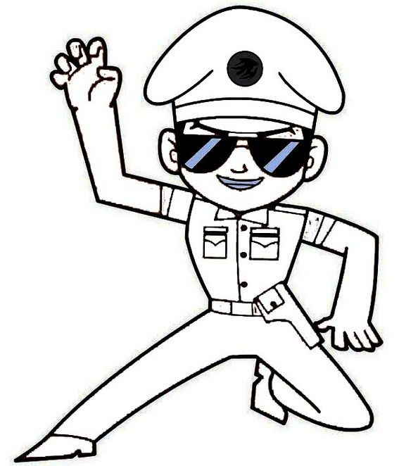 Little Singham Coloring Pages - Coloring Home