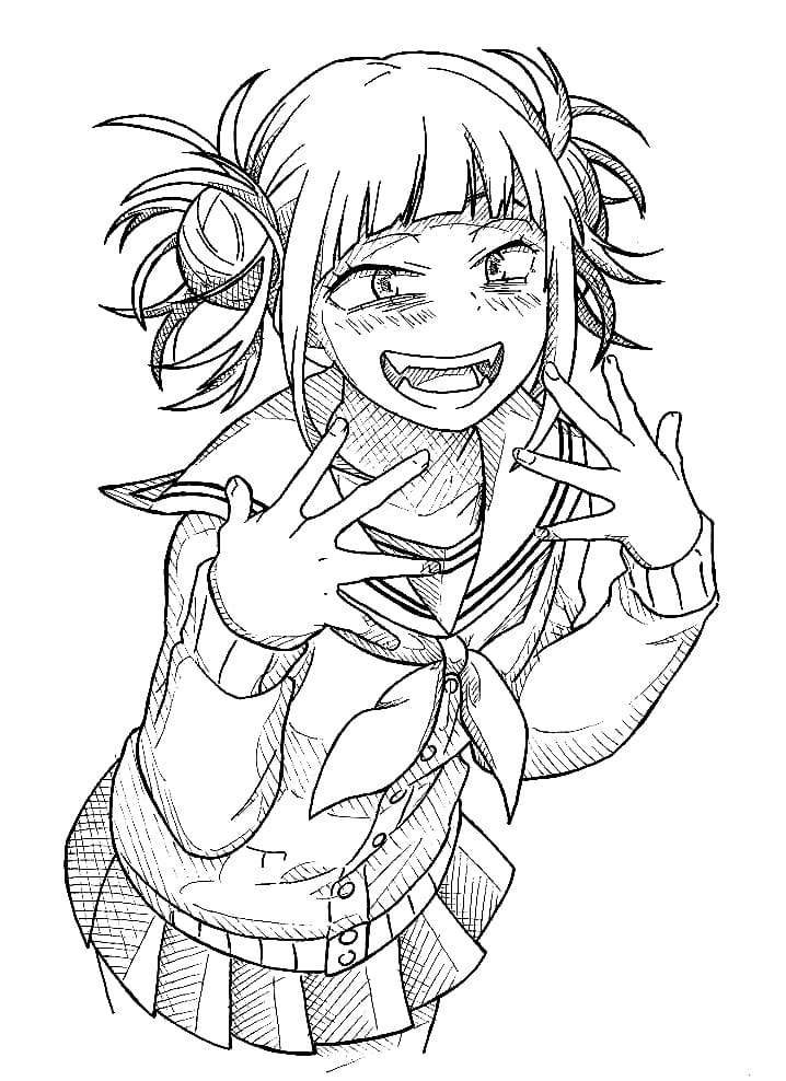 Printable Toga Himiko Coloring Page Coloring Page - Coloring Home