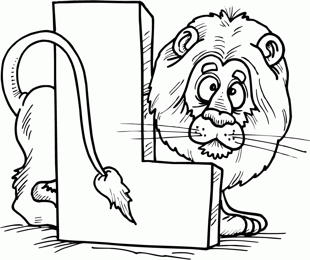 Letter l coloring pages to download and print for free