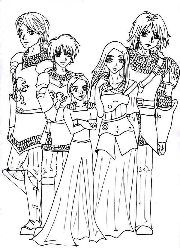 Chronicles of Narnia Prince of Caspian Character Coloring Page ...