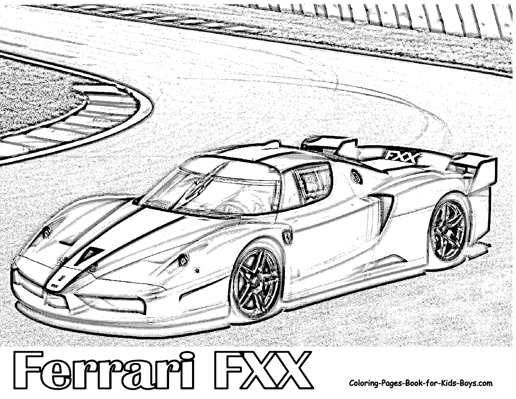 Ferrari Coloring Pages   Coloring Home