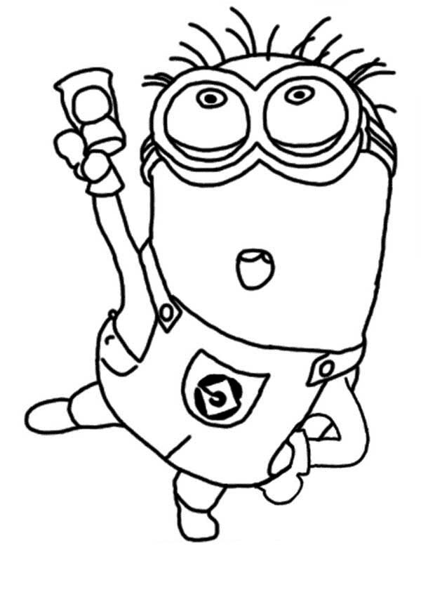 Jerry Dance The Minion Coloring Page: Jerry Dance The Minion ...
