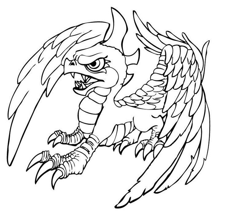 skylanders terrafin coloring page | free printable coloring pages ...
