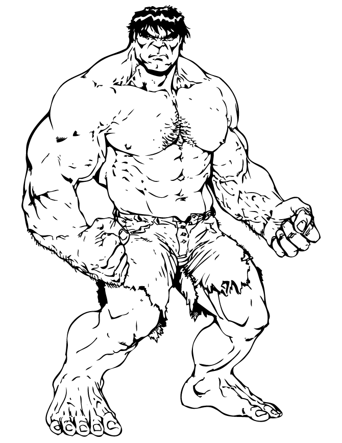 incredible hulk coloring page - High Quality Coloring Pages
