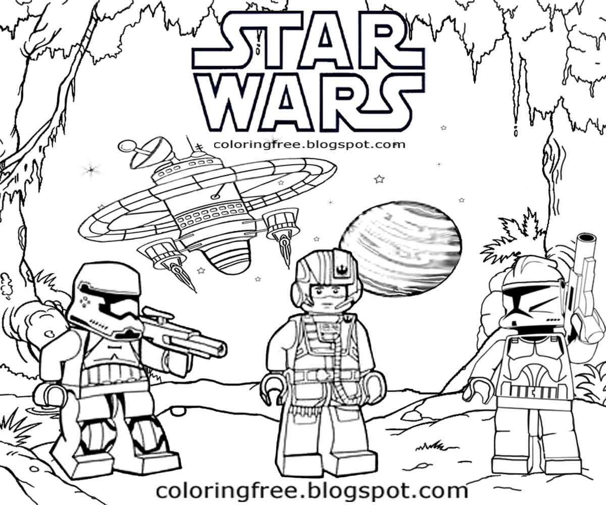 Bathroom : Lego Star Wars Coloring Sheetes Freee Pages Luke ...