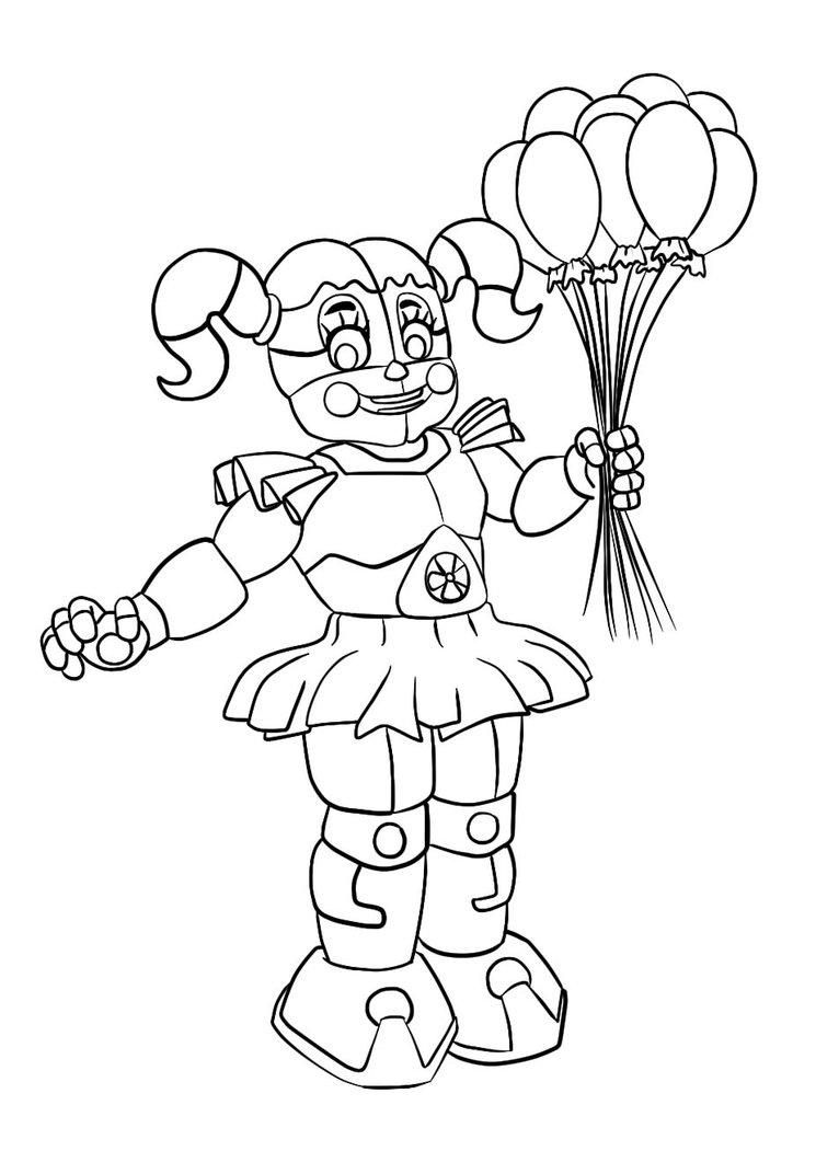 Fnaf Baby Coloring Pages Beautiful Circus Baby Fnaf Sister | Fnaf coloring  pages, Baby coloring pages, Coloring pages