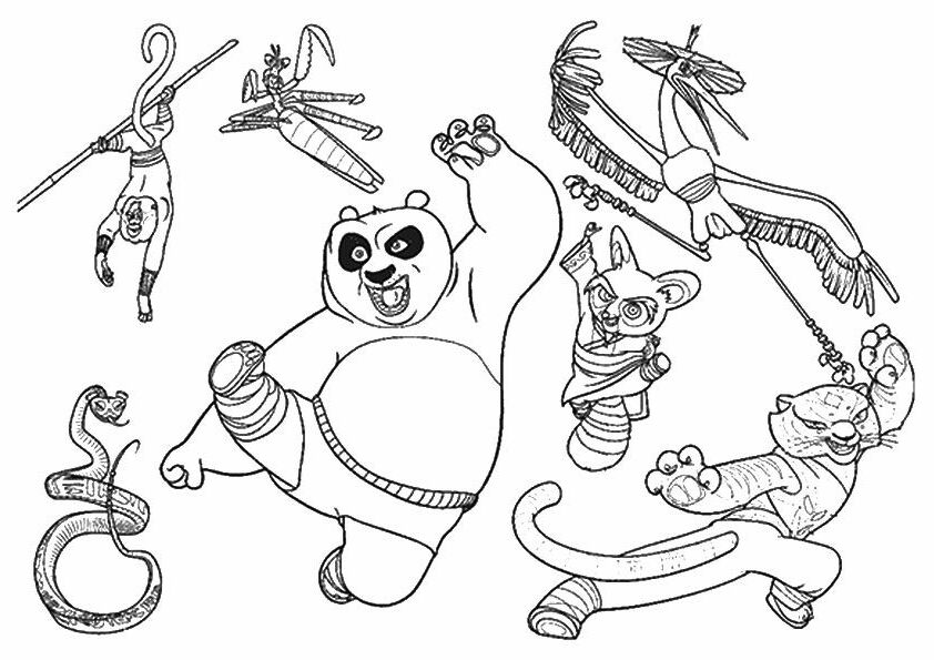 Parentune - Free Printable Kung-fu-panda Coloring Pages, Kung-fu-panda  Coloring Pictures for Preschoolers, Kids