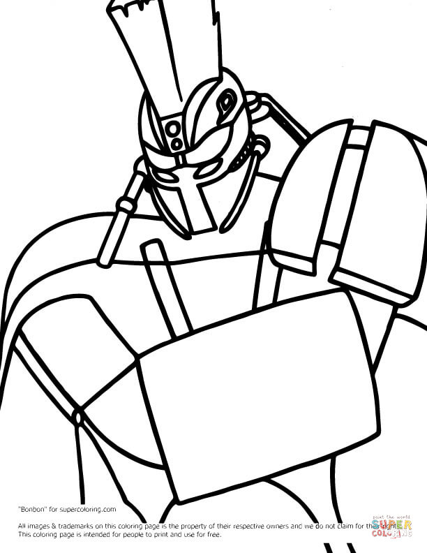 Real Steel Midas coloring page | Free Printable Coloring Pages