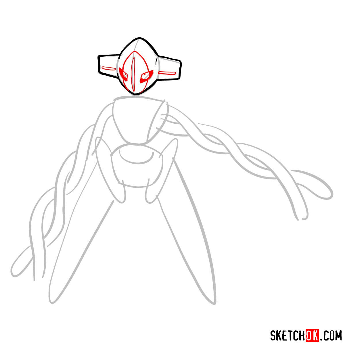Deoxys In Speed Form Coloring Page Free Printable Coloring Pages | vlr ...