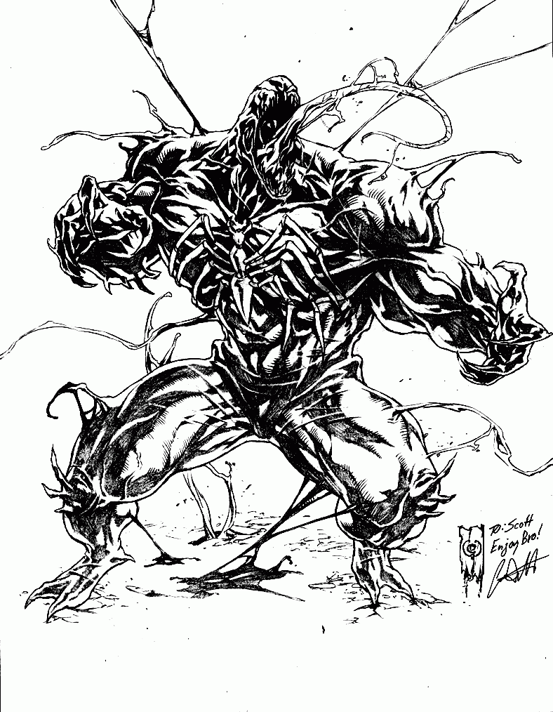 Venom Coloring Pages By ProfoundRounds On DeviantArt Coloring Home