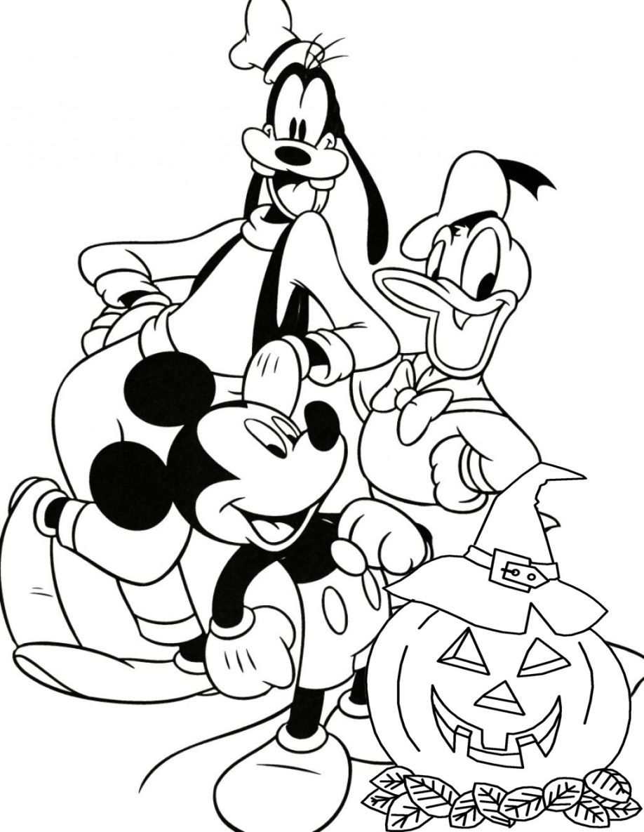Halloween Mickey Mouse Coloring Pages Â» Coloring Pages Kids