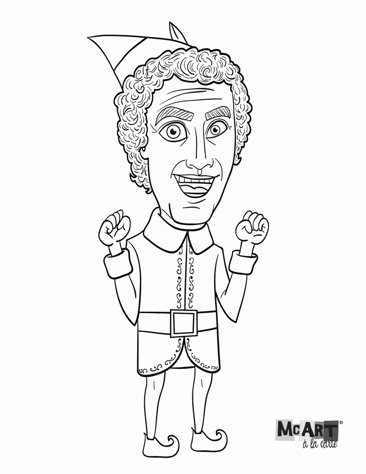 Printable Girl Elf On The Shelf Coloring Pages - Coloring Home