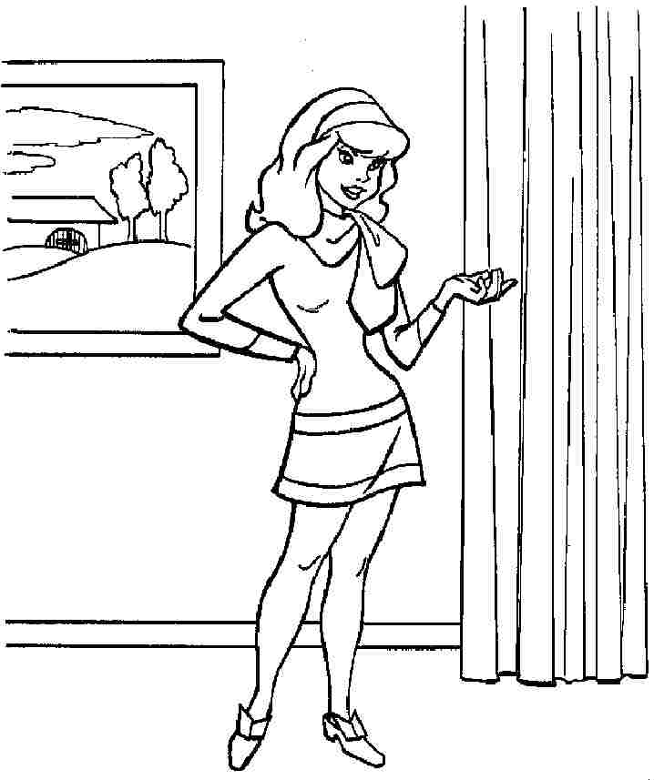 Pics Of Daphne Scooby Doo Coloring Page Doo Daphne - Coloring Home