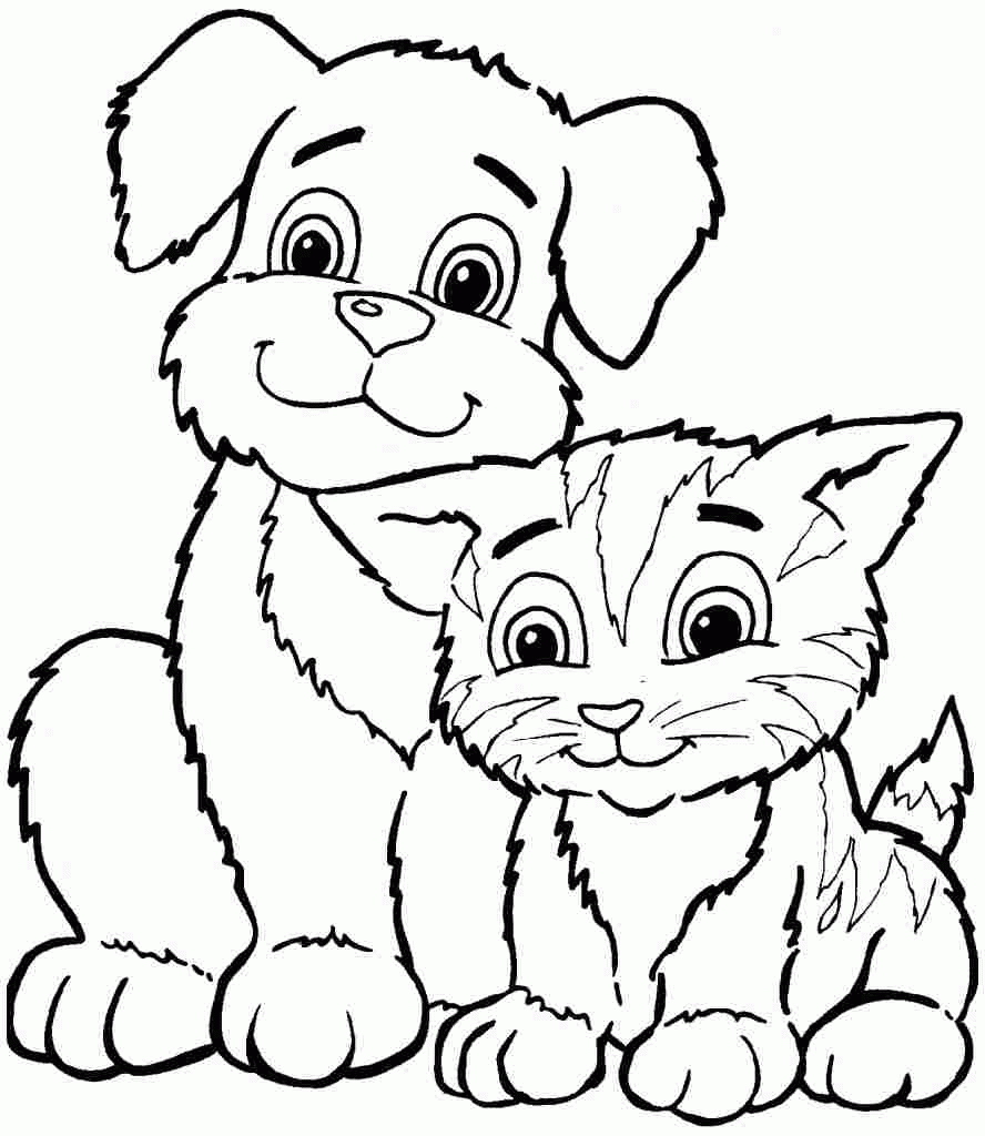 Easy Animal Coloring Pages For Kids   Coloring Home