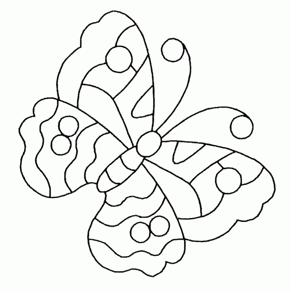 Beautiful Butterflies And Flower Coloring Pages - Coloring Pages ...