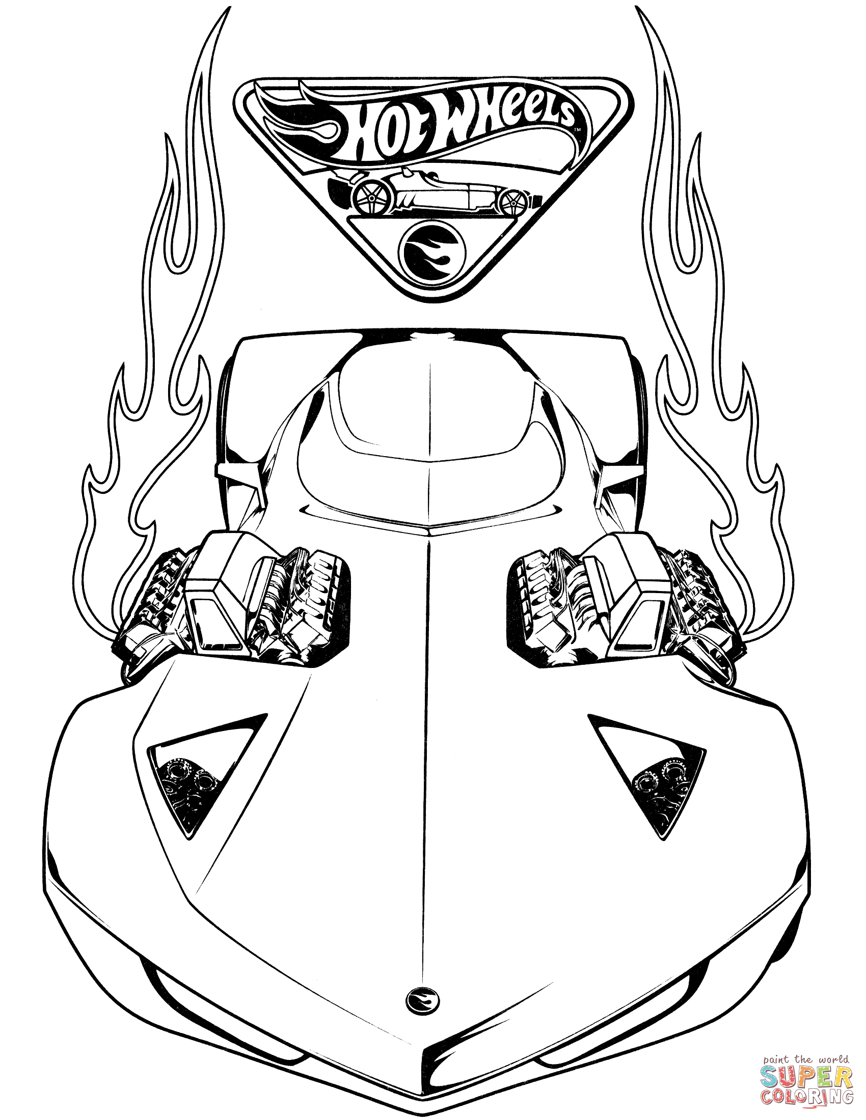 Hot Wheels Acceleracers coloring page | Free Printable Coloring Pages