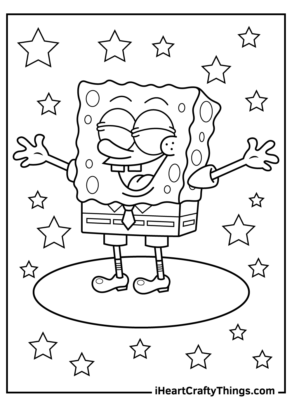 Cute Spongebob Coloring Pages (Updated 2023)