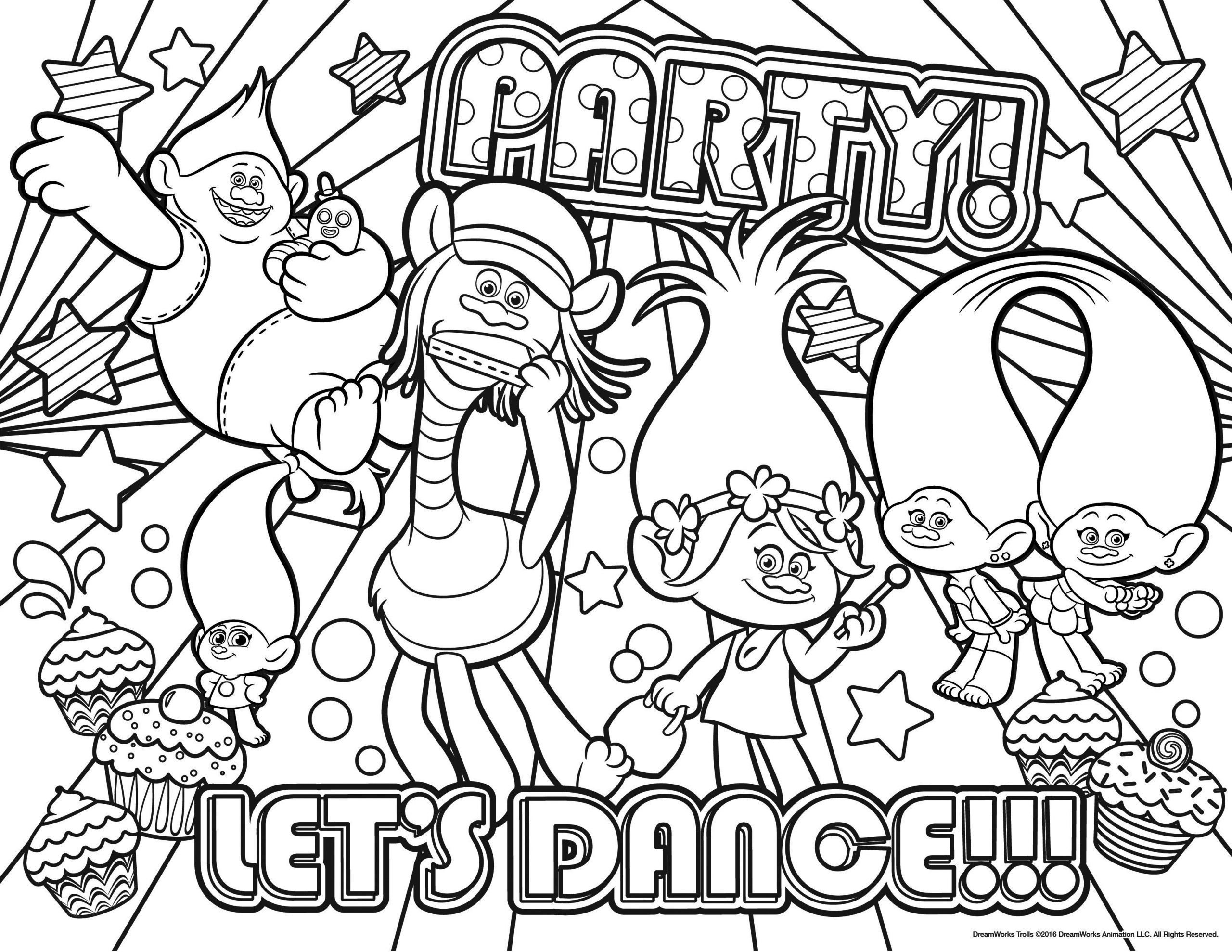 Trolls World Tour Coloring Pages   Coloring Home