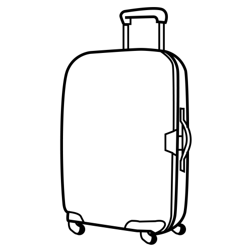 Suitcase with wheels, free coloring pages | Coloring Pages | Coloring  pages, Free coloring pages, Abstract coloring pages
