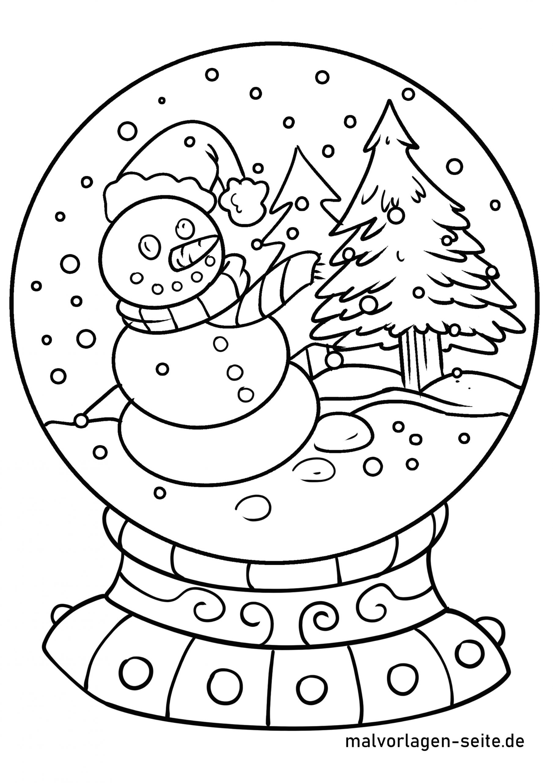 Download Snow Globes Coloring Pages Coloring Home