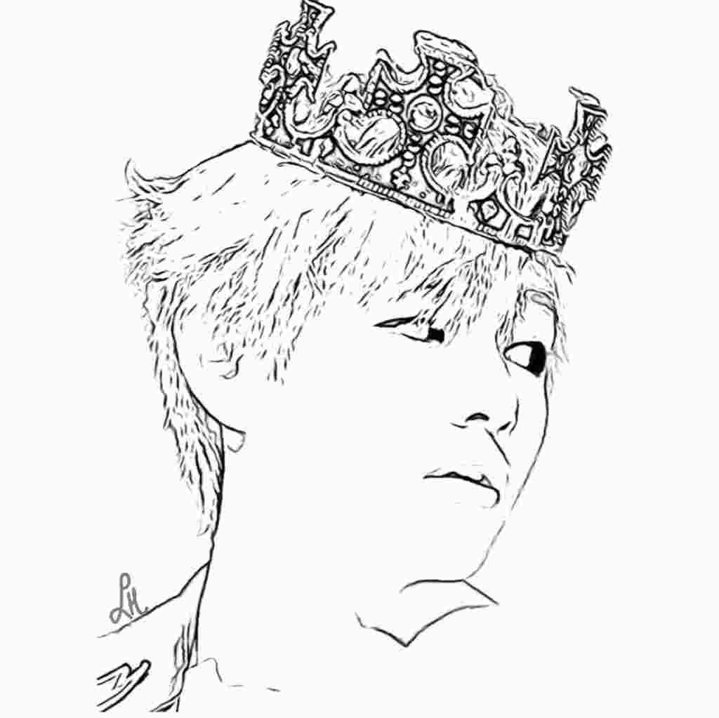 Coloring Pages Of Bts - Coloring Page Bts Suga 6 - Apr 28 2020 explore