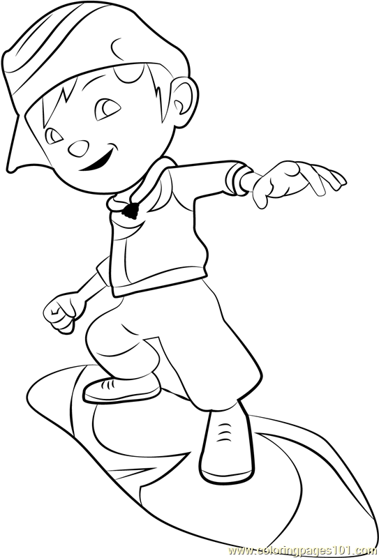 BoBoiBoy Cyclone Coloring Page - Free BoBoiBoy Coloring Pages ...