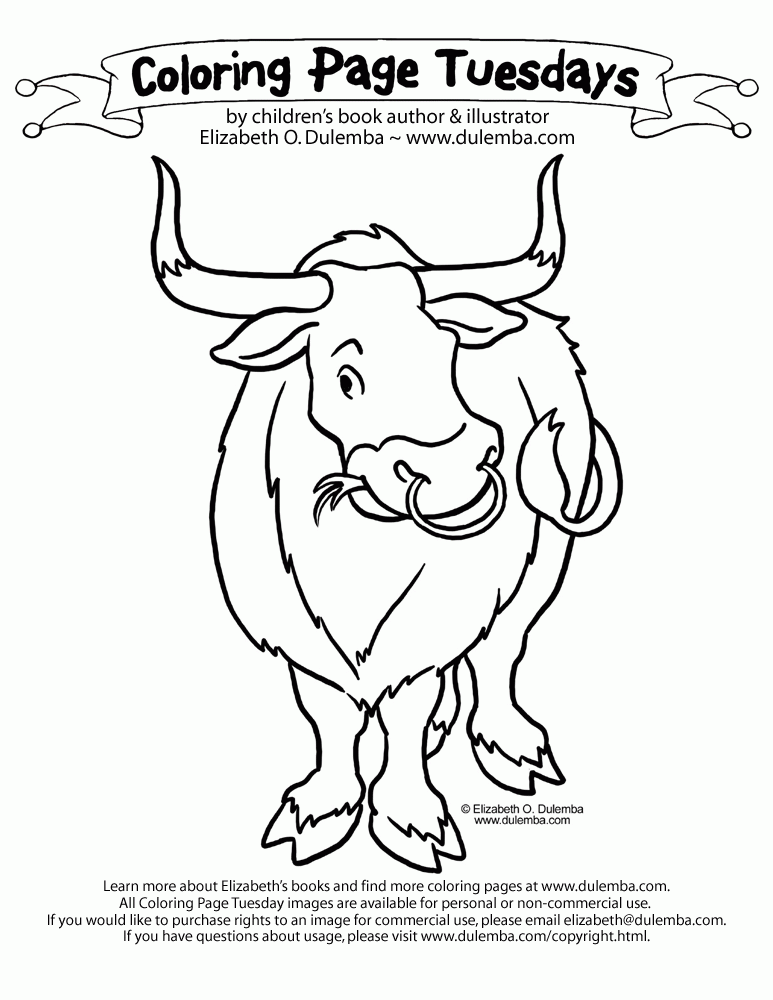 Download Bull Coloring Pages | Coloring Pages