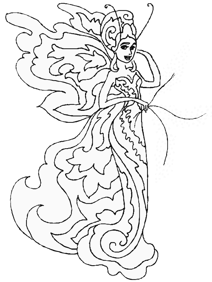 fairy book Colouring Pages (page 2)