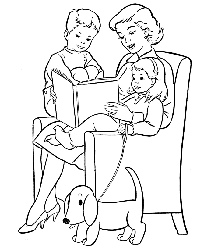 Mothers Day Coloring Sheets | Coloring Pages For Kids | Kids 