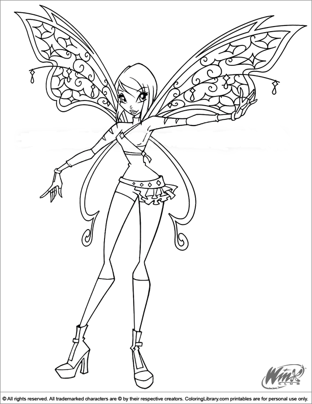 Coloring Pages Winx Club - Coloring Home