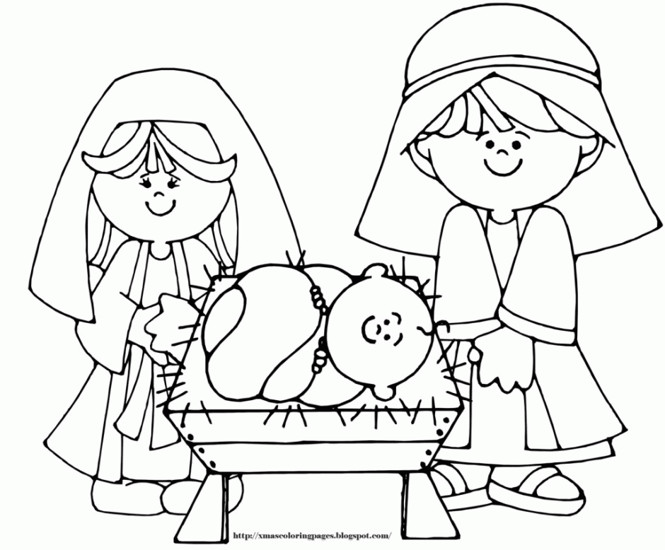 Nativity Coloring Pages Free Coloring Pages For Kids 276295 Joseph 