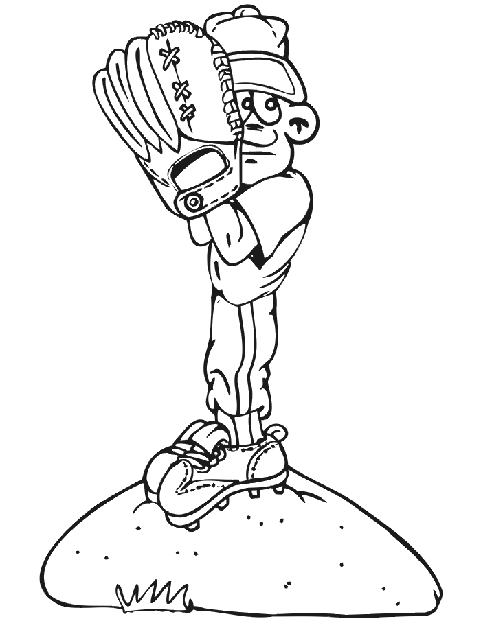 Umpire Baseball Coloring Pages 7 | Free Printable Coloring Pages