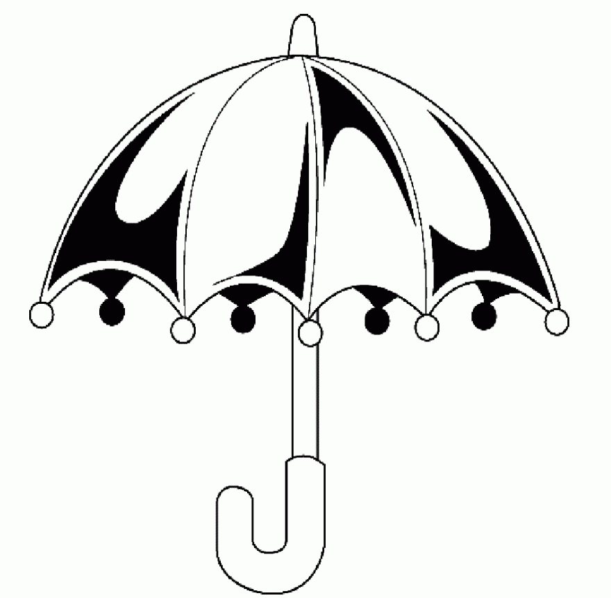 Umbrella For Kids - Coloring Home