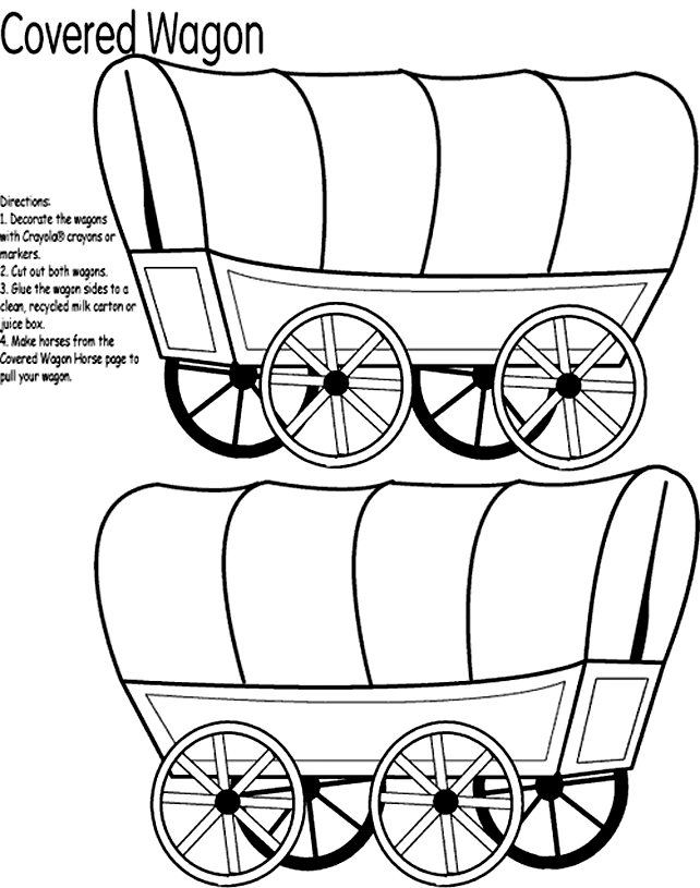 Covered Wagon for pioneer study | Oregon trail