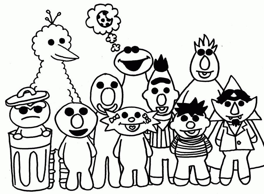 Sesame Street Vector Characters by JoniGodoy