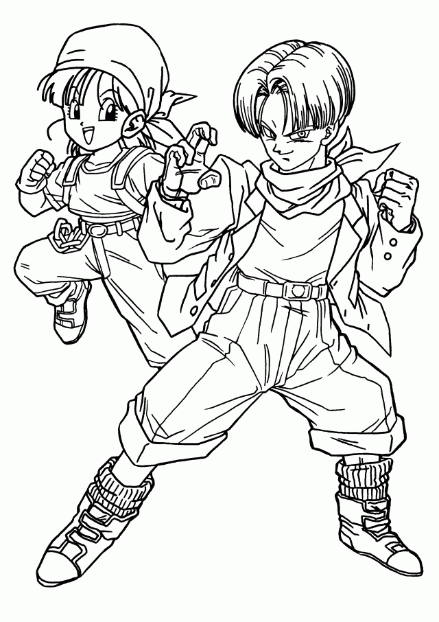 Dragon Ball Z Coloring Coloring Pages Coloring Pages For Adults 