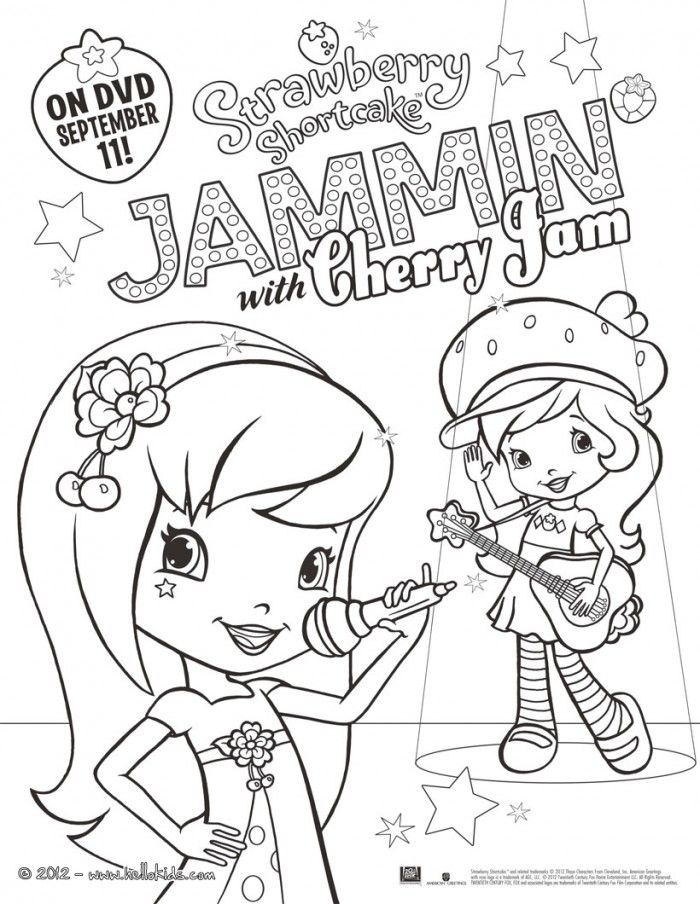 Strawberry Shortcake Princess Coloring Pages