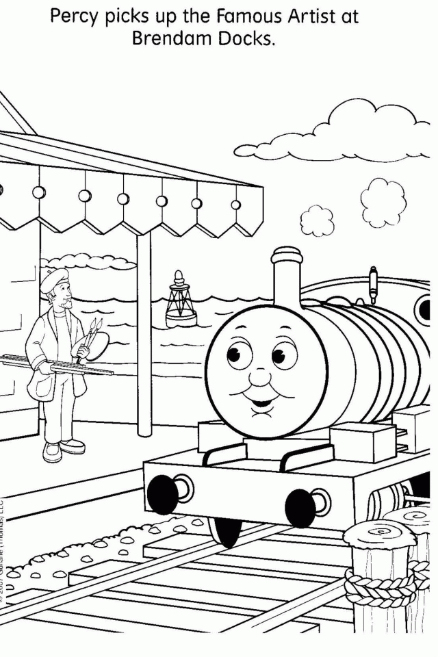 Free Coloring Pages Of Thomas The Train | download