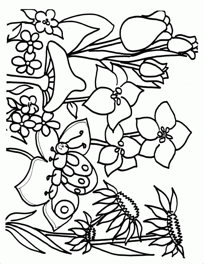 Spring Coloring Sheets | Other | Kids Coloring Pages Printable