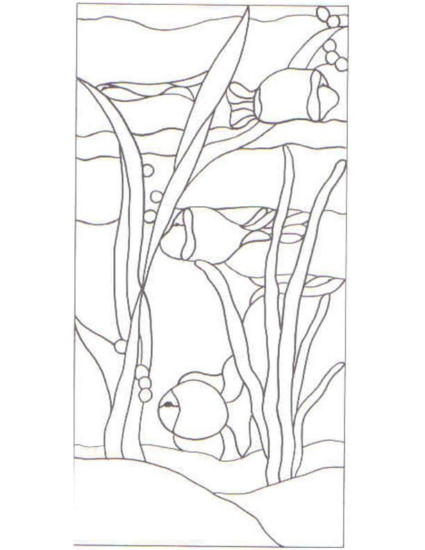 Free Fish Patterns For Stained Glass | Patterns