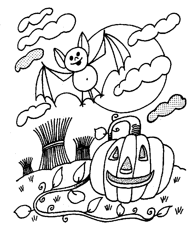 Halloween Coloring Pages For Children