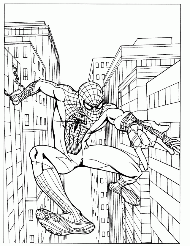 Spiderman Painting Games Kids Coloring Pages Printable ...
