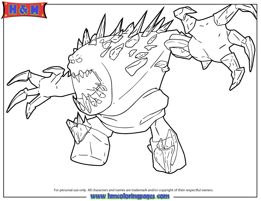 Marshmallow Monster From Disneys Frozen Coloring Page | Free 