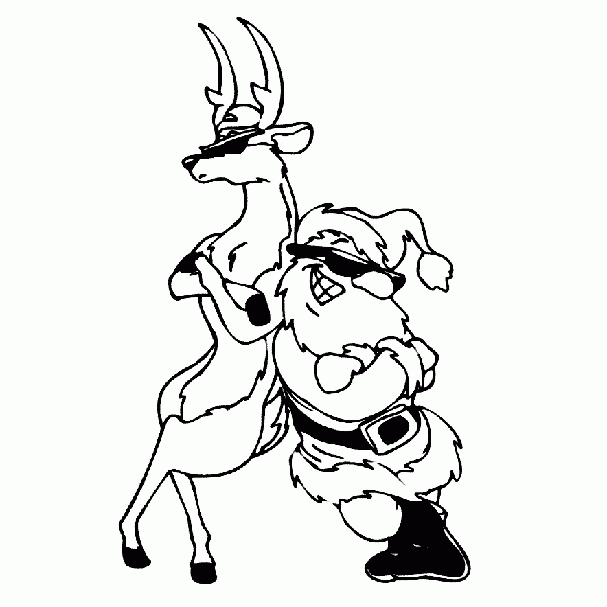 reindeer coloring pages for adults Printable cartoon reindeer christmas coloring pages