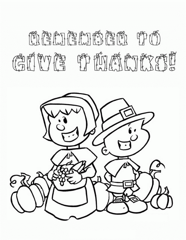 Free Printable Thanksgiving Coloring Pages For Kids