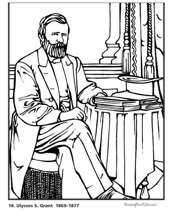 general grant Colouring Pages